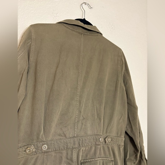 CJLA Carly Jean Jumpsuit Utility Olive Dark Khaki Women Large Boutique - Picture 3 of 15